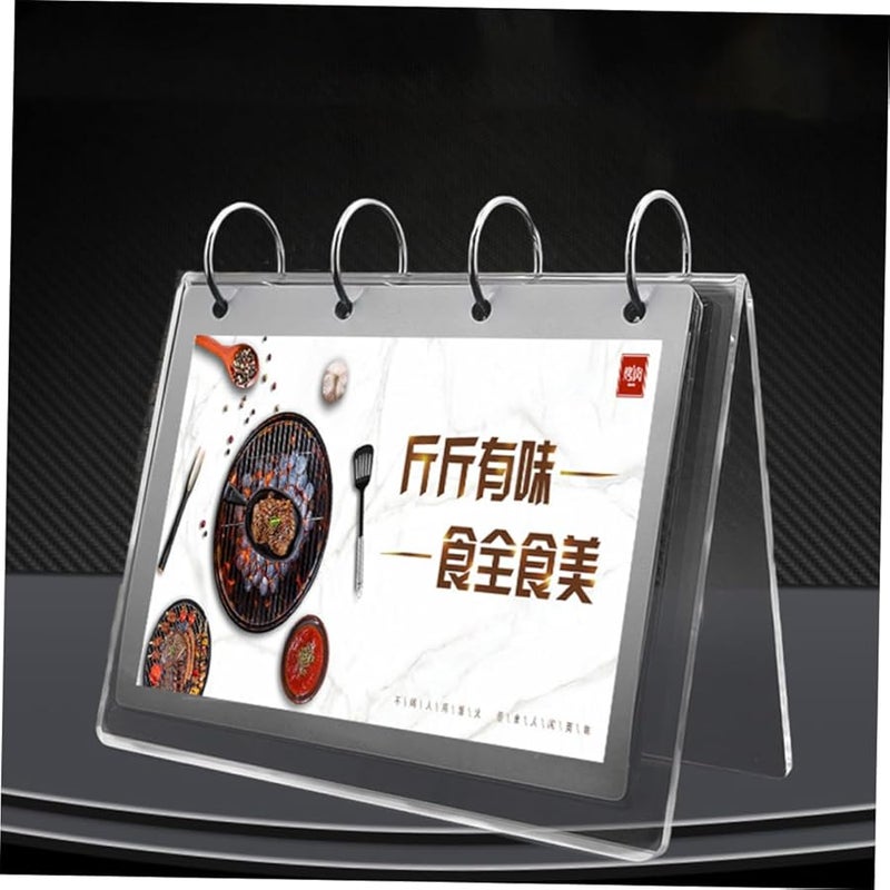 Acrylic Double Sided Price Tag Holder For Menus Name Cards And Displays - Image 2